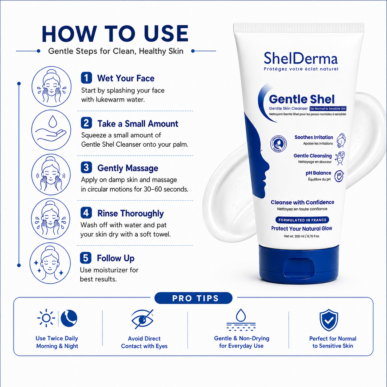 Gentle Shel Cleanser 200ml