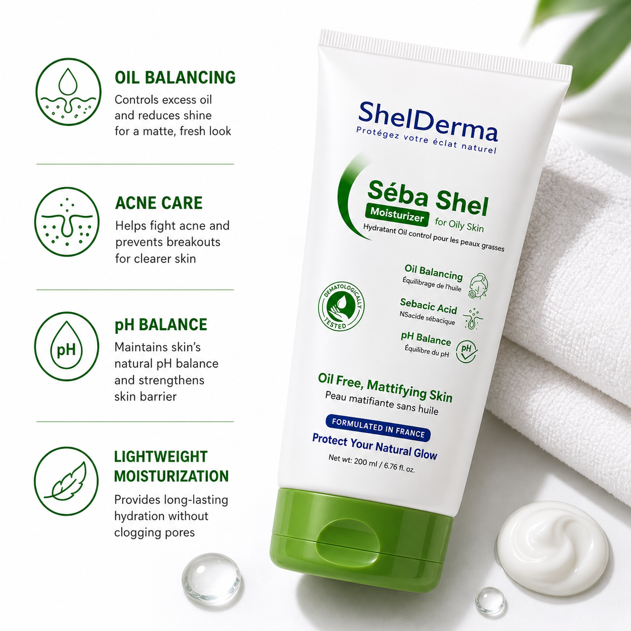 Seba Shel Moisturizer 200ml